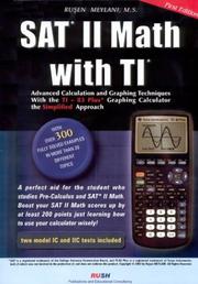 Front cover of SAT II Math with TI by Rusen Meylani