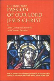 Cover of Bittere Leiden Unseres Herrn Jesu Christi by Anna Katharina Emmerich
