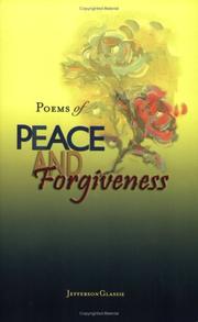 Front cover of Poems of Peace and Forgiveness by Jefferson Glassie