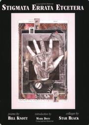 Cover of Stigmata errata etcetera by Bill Knott