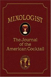Front cover of Mixologist by Jared Brown and Anistatia Miller