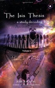 Cover of The Isis Thesis by Judy Kay King