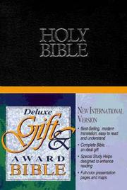 Front cover of NIV Deluxe Gift & Award Bible by Unknown
