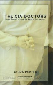 Cover of The CIA Doctors by Colin A. Ross