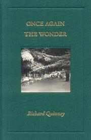 Front cover of Once Again the Wonder by Richard Quinney