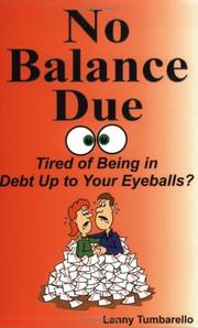 Front cover of No Balance Due by Lenny Tumbarello