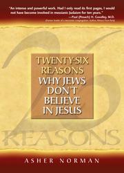 Front cover of Twenty-Six Reasons Why Jews Don't Believe In Jesus by Asher Norman