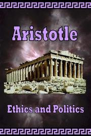 Front cover of Aristotle -  Ethics and Politics by Aristotle
