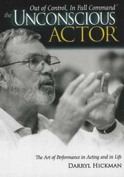 Cover of The unconscious actor by Darryl Hickman