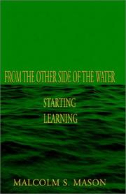 Front cover of From the Other Side of the Water by Malcolm S. Mason