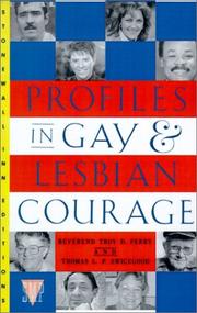 Front cover of Profiles in gay & lesbian courage by Troy D. Perry