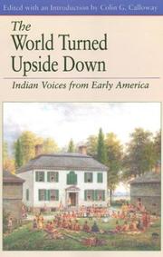Cover of The World Turned Upside Down by Colin G. Calloway