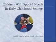 Front cover of Children with special needs in early childhood settings by Carol L Paasche