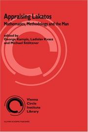 Cover of Appraising Lakatos by George Kampis