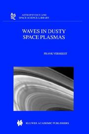 Front cover of Waves in Dusty Space Plasmas (Astrophysics and Space Science Library) by Frank Verheest