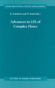 Front cover of Advances in LES of complex flows by Euromech Colloquium (412th 2000 Munich, Germany)
