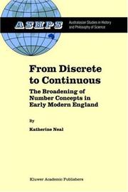 Cover of From Discrete to Continuous by K. Neal