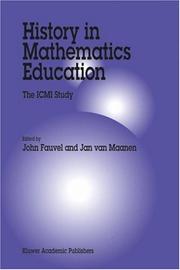 Front cover of History in mathematics education by John Fauvel