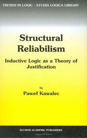 Cover of Structural Reliabilism by P. Kawalec