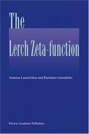 Cover of The Lerch zeta-function by Antanas Laurinčikas