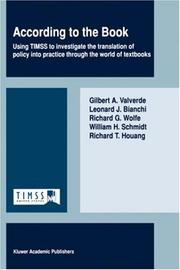 Front cover of According to the book by Gilbert A. Valverde