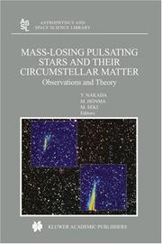 Front cover of Mass-losing pulsating stars and their circumstellar matter by Y. Nakada