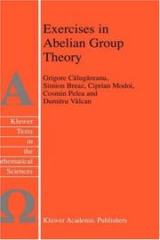 Cover of Exercises in abelian group theory by Grigore Călugăreanu