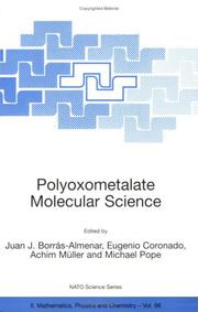 Front cover of Polyoxometalate Molecular Science by Juan J. Borrás-Almenar
