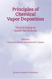 Front cover of Principles of chemical vapor deposition by Daniel Mark Dobkin