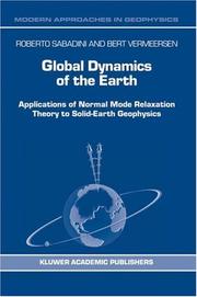 Front cover of Global dynamics of the earth by R. Sabadini