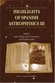 Front cover of Highlights of Spanish astrophysics III by Sociedad Española de Astronomía. Reunión Científica