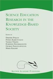 Front cover of Science education research in the knowledge-based society by Dimitris Psillos