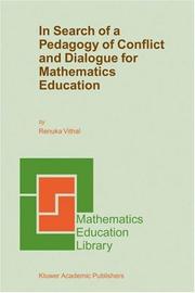 Front cover of In search of a pedagogy of conflict and dialogue for mathematics education by Renuka Vithal