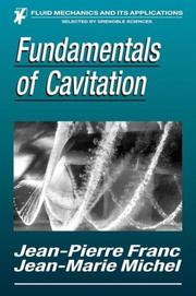Front cover of Fundamentals of cavitation by Jean-Pierre Franc