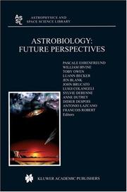 Cover of Astrobiology by P. Ehrenfreund