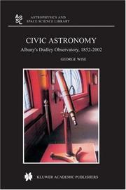 Cover of Civic Astronomy by George Wise