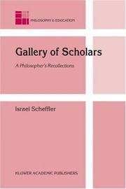 Front cover of Gallery of Scholars by Israel Scheffler