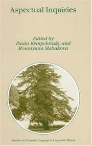 Cover of Aspectual inquiries by Roumyana Slabakova