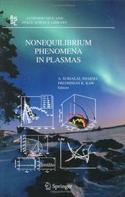 Front cover of Nonequilibrium phenomena in plasmas by A. Surjalal Sharma