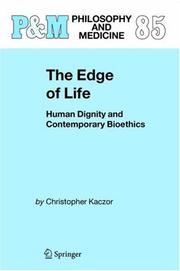 Cover of The Edge of Life by Christopher Kaczor