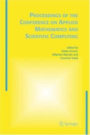 Front cover of Proceedings of the Conference on Applied Mathematics and Scientific Computing by Zlatko Drmac