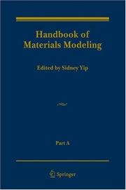 Cover of Handbook of Materials Modeling by S. Yip