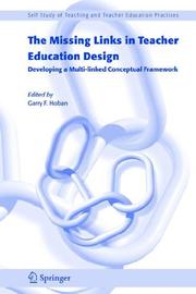 Front cover of The Missing Links in Teacher Education Design by Garry F. Hoban