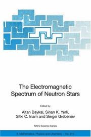 Front cover of The electromagnetic spectrum of neutron stars by Altan Baykal