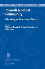Cover of Towards a global community by W. J. Campbell