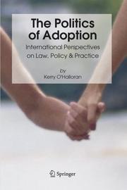 Cover of The politics of adoption by Kerry O'Halloran