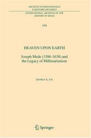 Cover of Heaven Upon Earth by Jeffrey K. Jue