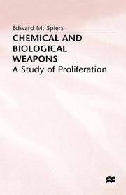 Front cover of Chemical and biological weapons by Edward M. Spiers