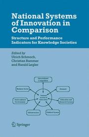 Front cover of National systems of innovation in comparison by Ulrich Schmoch