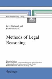 Front cover of Methods of legal reasoning by Jerzy Stelmach